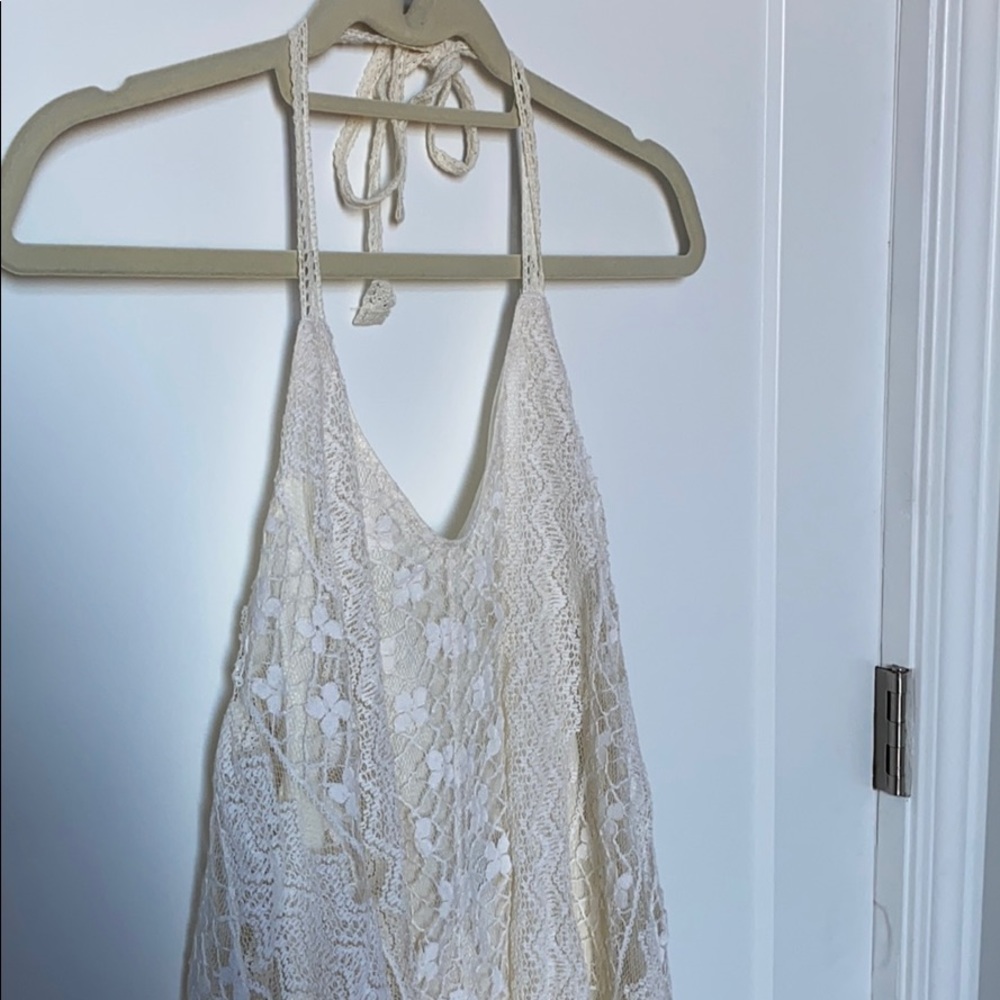 Ann Sui for O’Neill lace halter dress - Picture 4 of 10